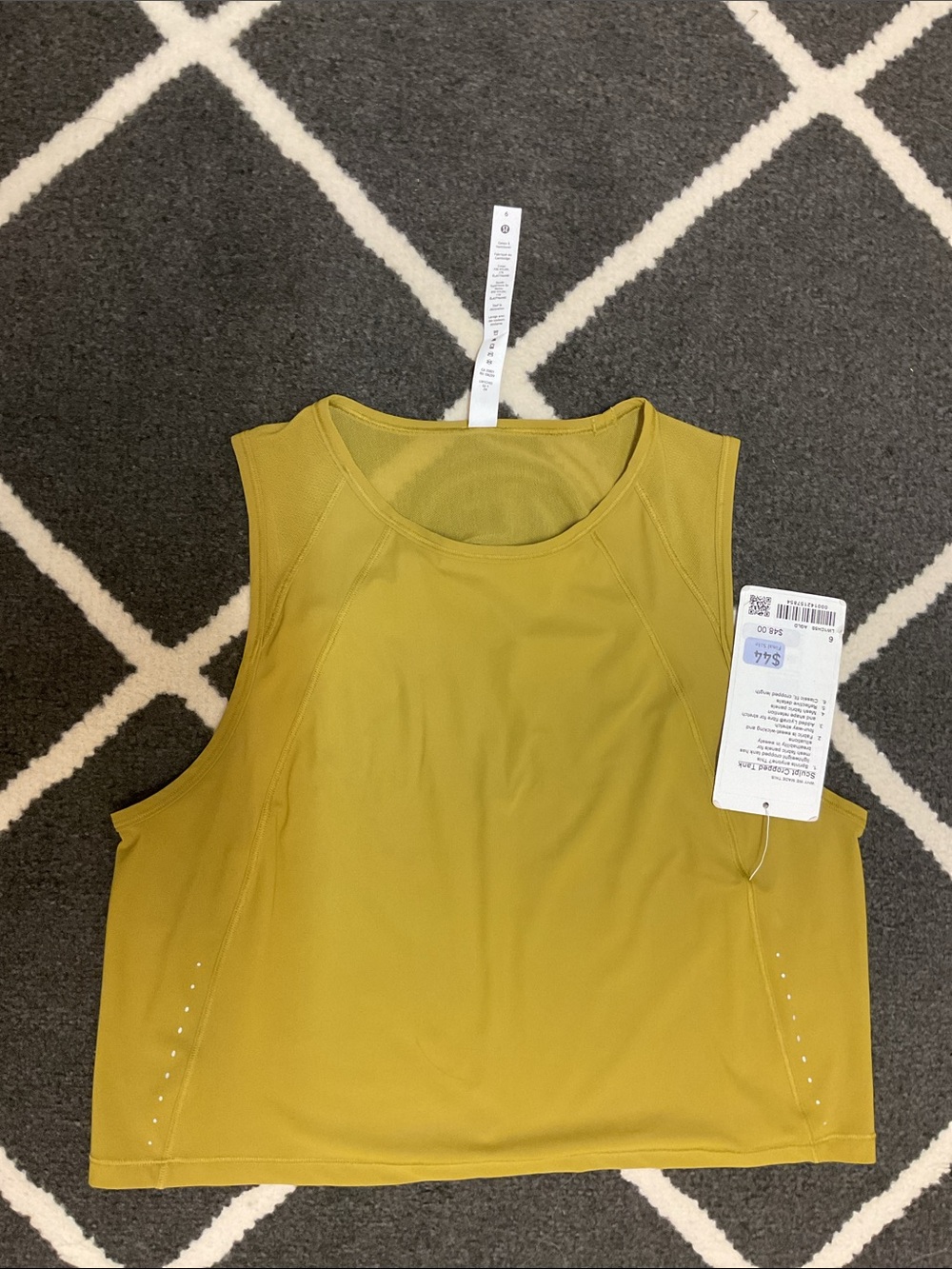 LULULEMON sculpture cropped tank nwt